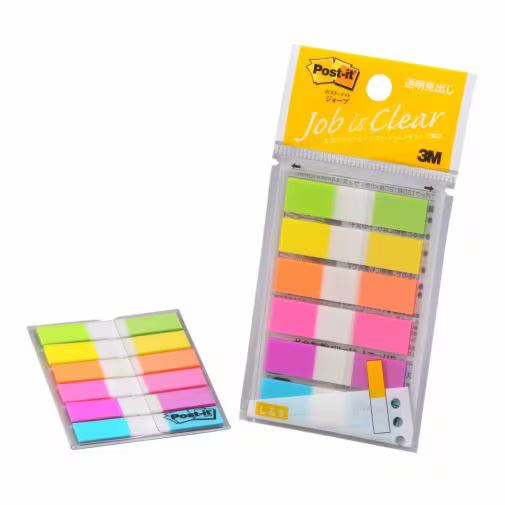 3M Post-it 六色話事旗仔 6-color Flags |10mm x 44mm| - 683NEH