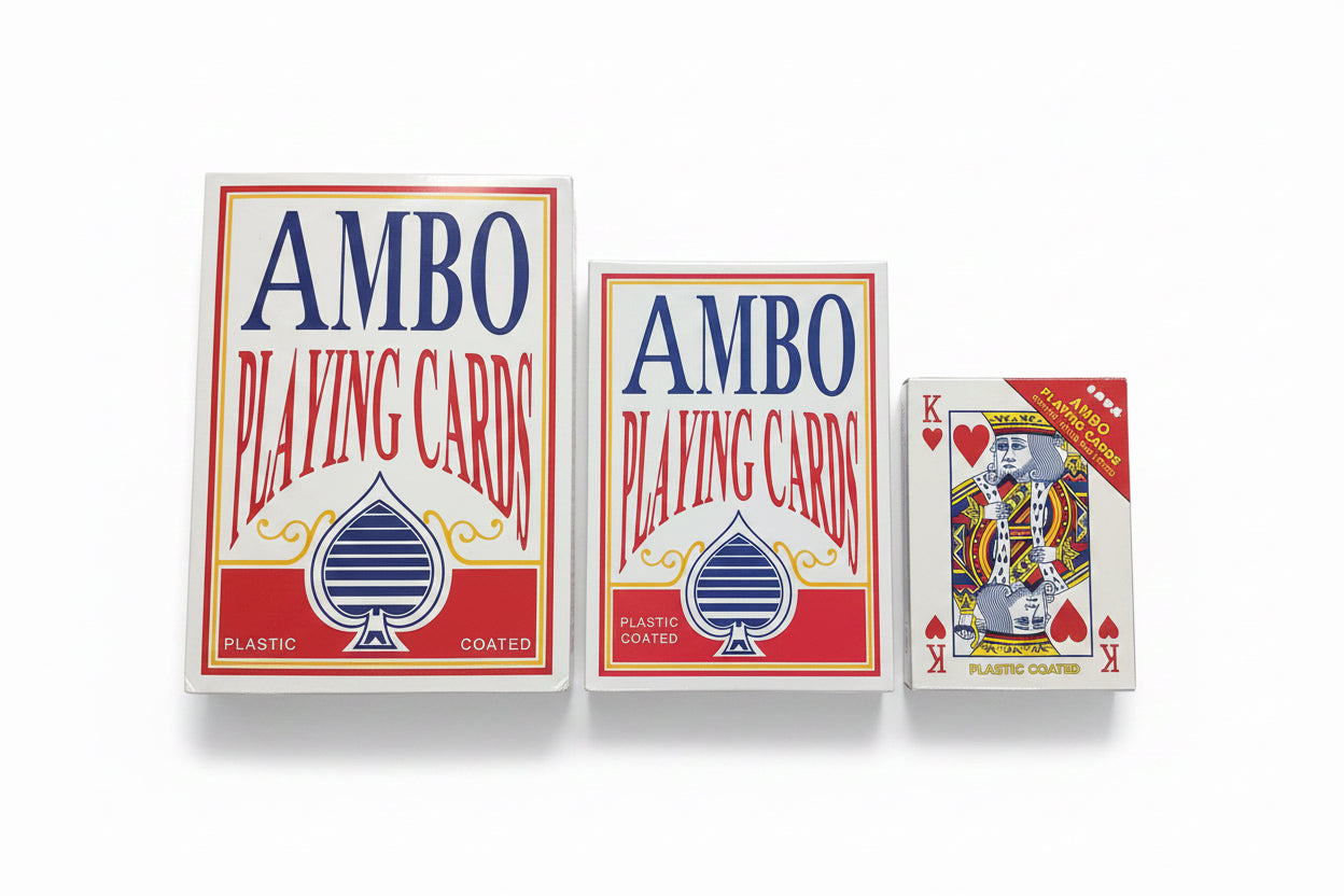 AMBO 大型膠啤牌 Jumbo plastic Playing Cards Game