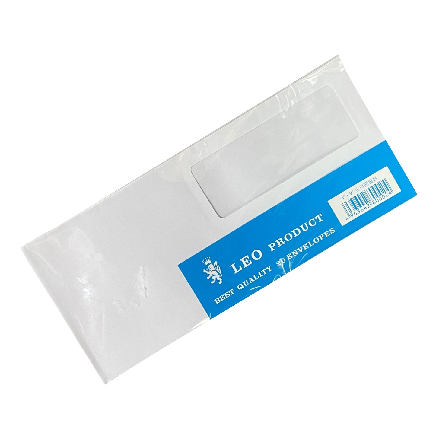 Best Quality 窗口白信封 White Window Envelopes 4" x 9" 企口 top flap