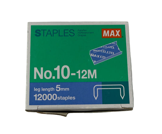 MAX 釘 Staples *No.10* -1M/ 12M