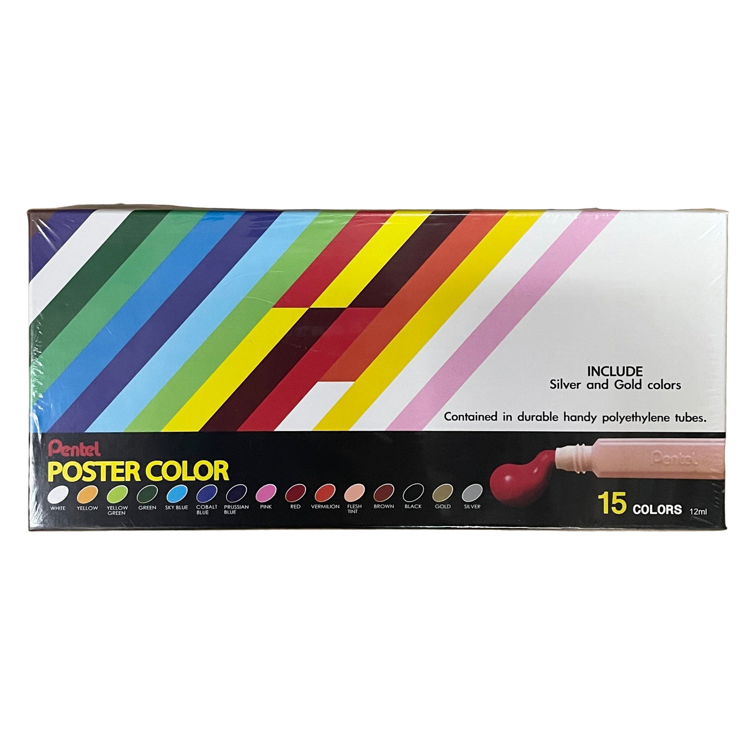 Pental 廣告彩套裝 Poster Colour Set (15色 Colours)