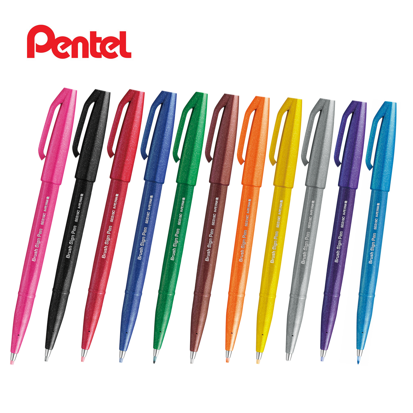 Pentel 軟筆水性簽字筆 Brush Sign Pen