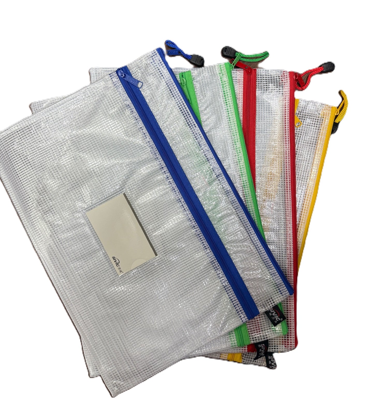 SIVIC (平價) 透明拉鏈袋 / 功課袋 Zipper bag colour