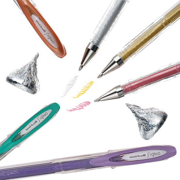 UNI uni-ball Signo Noble Metal 0.5mm line x 0.8mm ball 貴族筆套裝 gel pen set