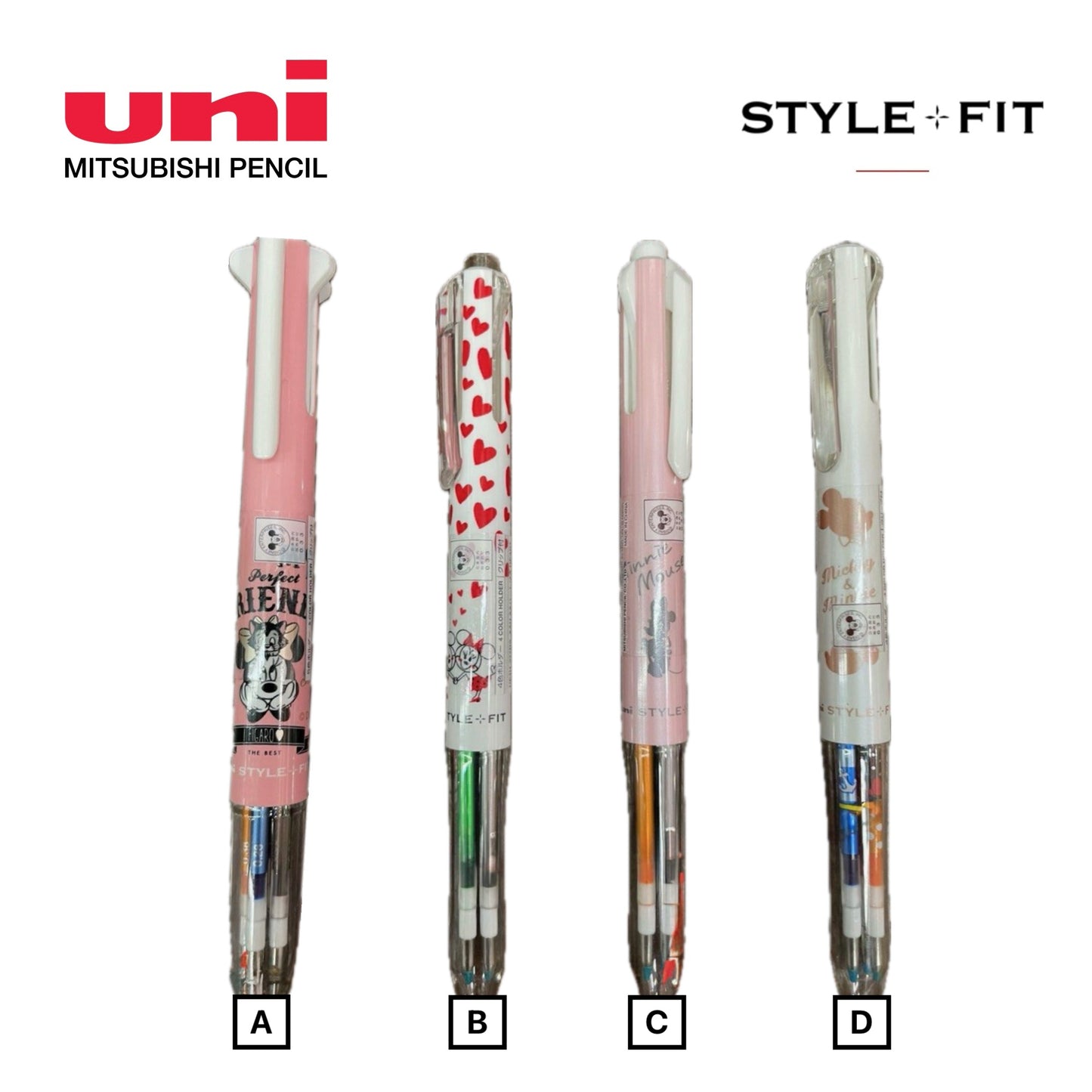 UNI - 米奇米妮 Mickey Minnie - Style Fit 多色筆 Multi-colour ball pen