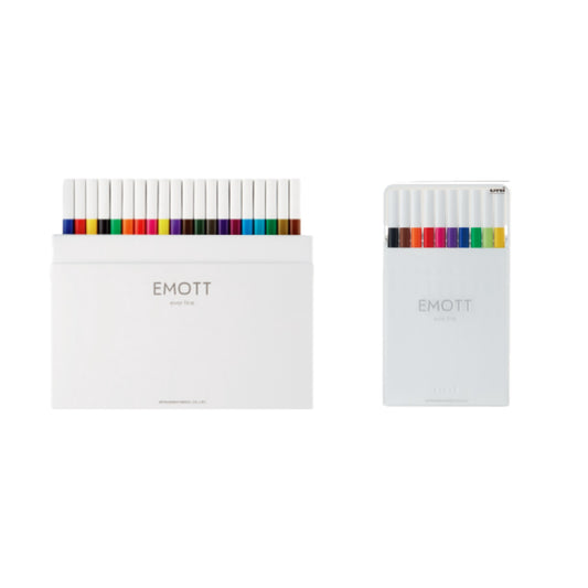 UNI EMOTT fine 0.4 耐水性顏色筆簽字筆10色/40色套裝 Waterproof coloured fine pen 10-color/ 40-color set