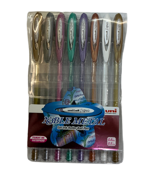 UNI uni-ball Signo Noble Metal 0.5mm line x 0.8mm ball 貴族筆套裝 gel pen set