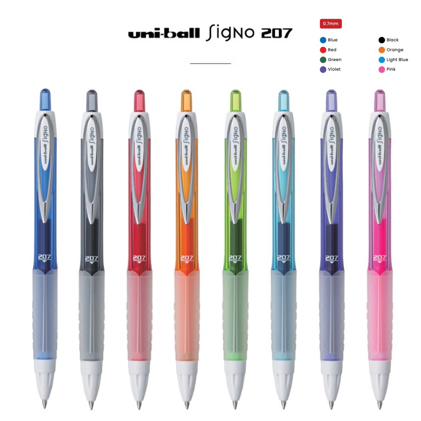 UNI uni-ball Signo UMN-207F 0.7mm 原子筆 Gel ink ball pen