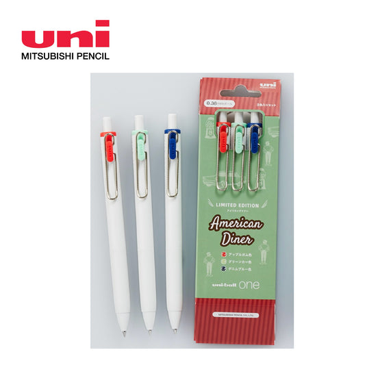 UNI uni-ball one American Diner 0.38mm/0.5mm 原子筆套裝 ball pen set