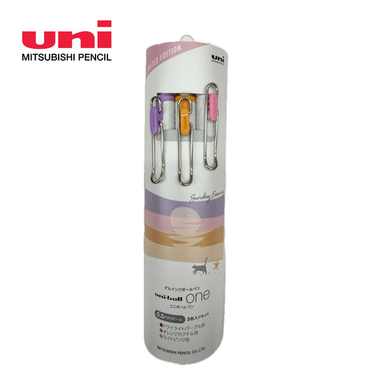 UNI uni-ball one Sunday Evening 0.38mm/ 0.5mm 原子筆套裝 ball pen set