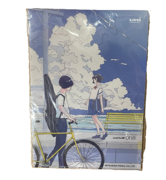 UNI uni-ball one 日本校園生活 限定版 快勞 file 海景車站 - Train station