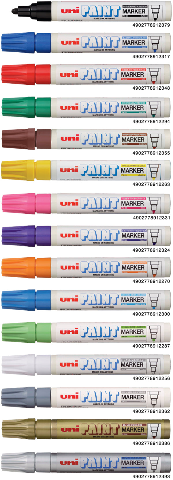 UNI PAINT marker 漆油筆 PX-20 中頭 (medium)
