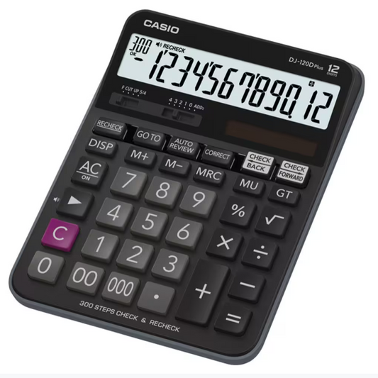 CASIO [DJ-120D PLUS] 桌面計數機 12-digit Desktop Calculator