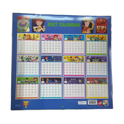 2027 [反斗奇兵5 Toy Story 5] 掛曆月曆 Hanging calendar [DS26196T-2]