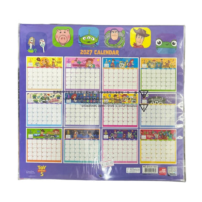 2027 [反斗奇兵5 Toy Story 5] 掛曆月曆 Hanging calendar [DS26196T]