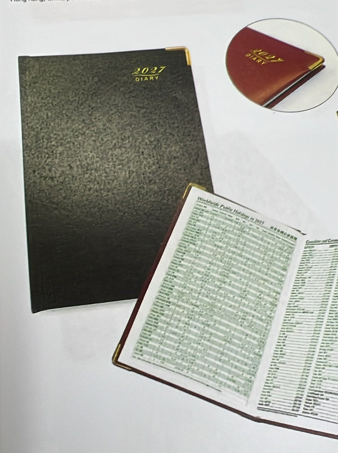2027 A5 中型日記簿 Diary [1星期2頁/ 1 week in 2 pages]-[TC805]