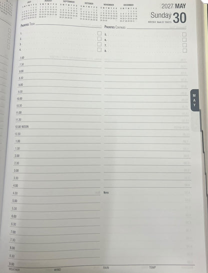 2027 Diary 行政日記簿 - [每日1頁/ A day in 1 page] - [HD-301] - [A4]