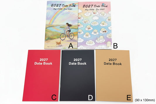 2027 Diary [90 x 130mm] Date Book 日記簿