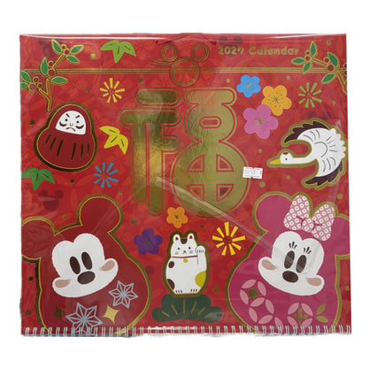 2027 [Disney 米奇米妮 Mickey Minnie 達摩 Daruma] 掛曆月曆 Hanging calendar