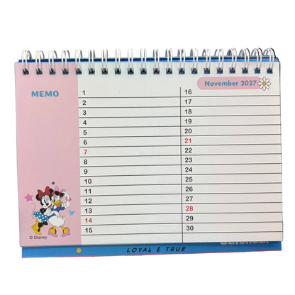 2027 [迪士尼 米奇 米妮 唐老鴨 布魯托 高飛 Disney Mickey Minnie Donald Duck Pluto Goofy] 座枱月曆 Desktop calendar