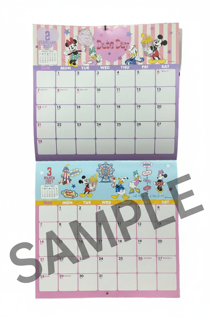 2027 掛曆月曆 Hanging calendar 