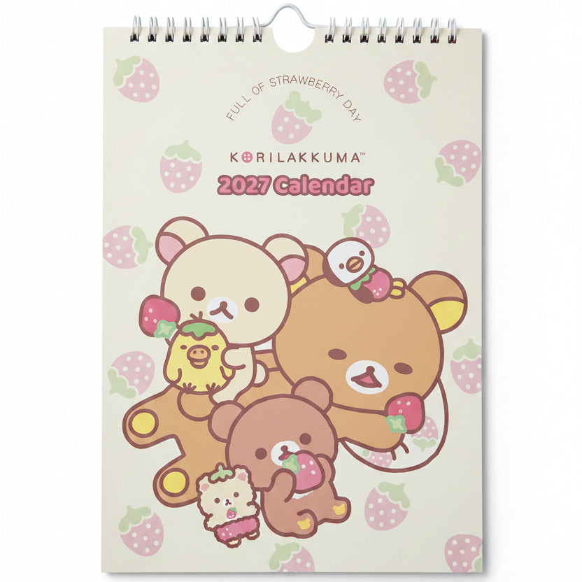 2027 [鬆弛熊 Rilakkuma] 掛曆月曆 Hanging calendar [RB53195BA]