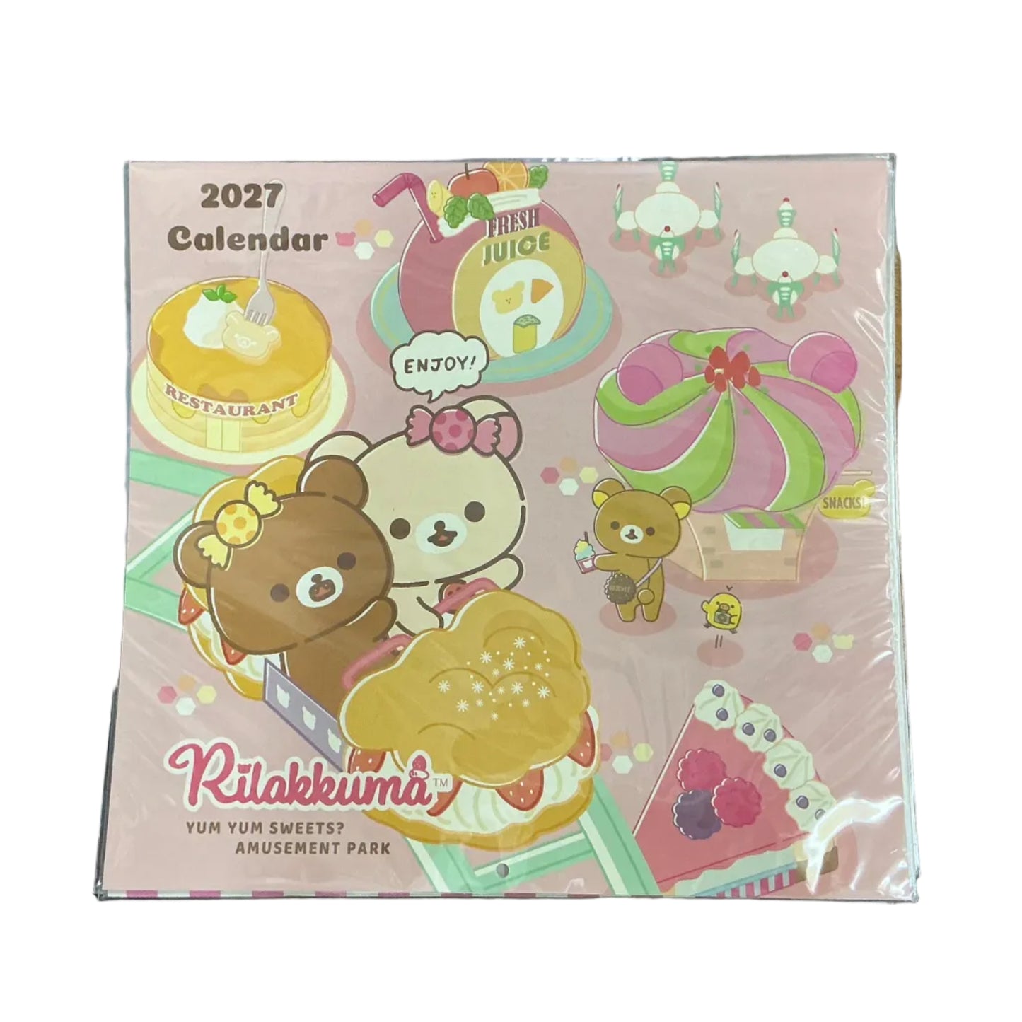 2027 [鬆弛熊 Rilakkuma] 掛曆月曆 Hanging calendar [RB53196A]