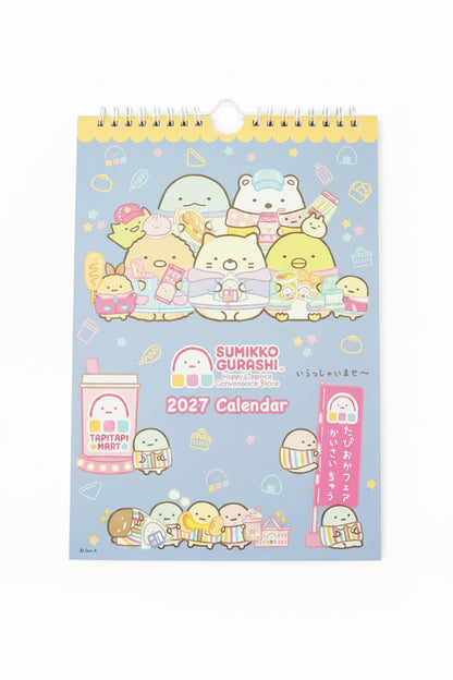 2027 [角落生物 Sumikko Gurashi] 掛曆月曆 Hanging calendar [GK69195B]