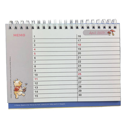 2027 [小熊維尼 Winnie the pooh] 座枱月曆 Desktop calendar