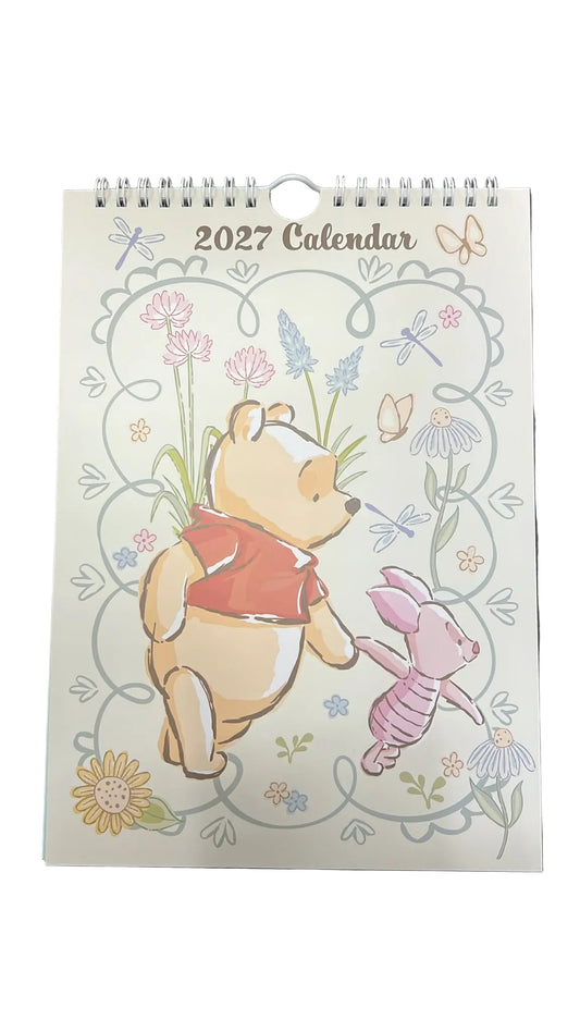 2027 [小熊維尼 Winnie the pooh] 掛曆月曆 Hanging calendar [DS26195H]