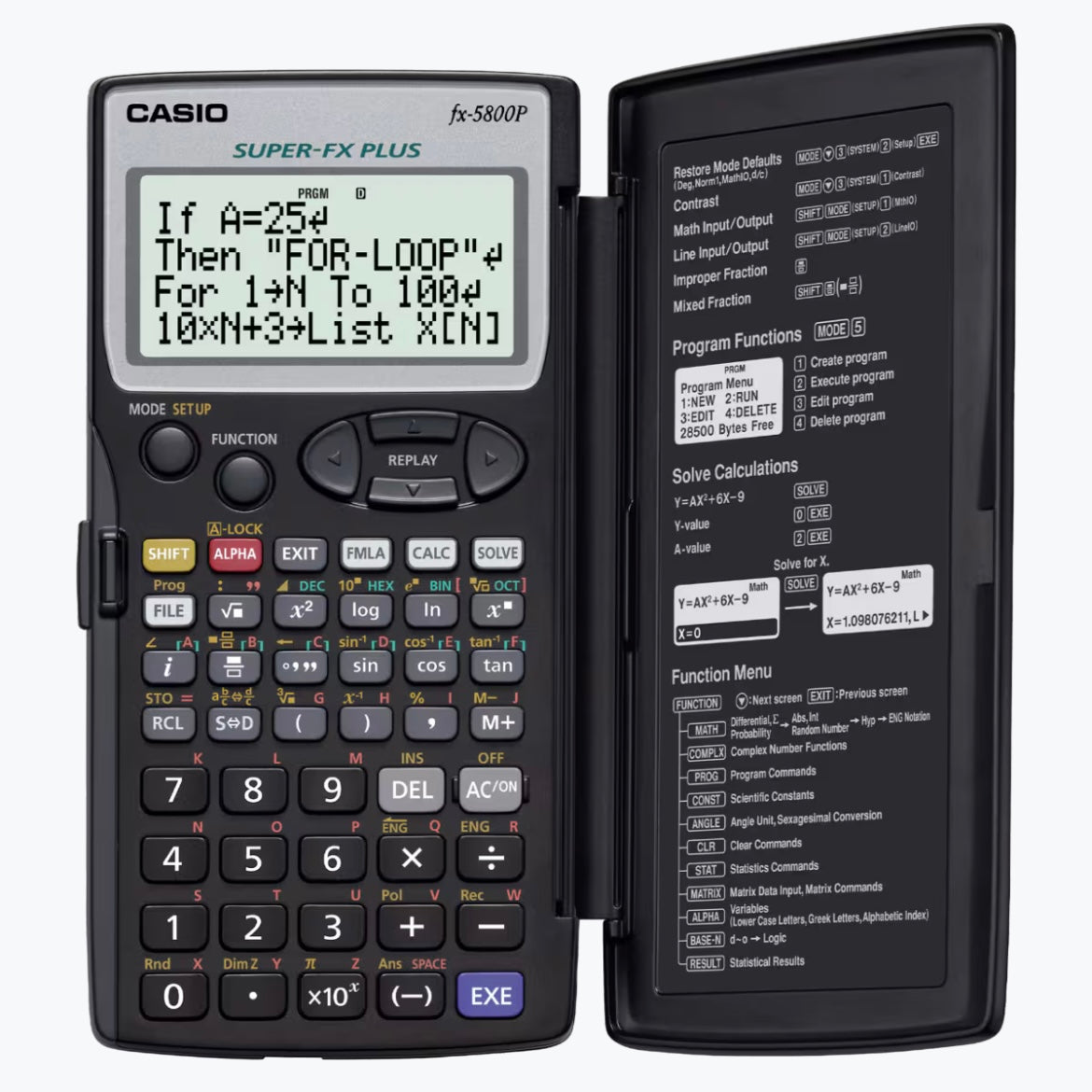 CASIO [FX-5800P] 科學計數機 Scientific Calculator