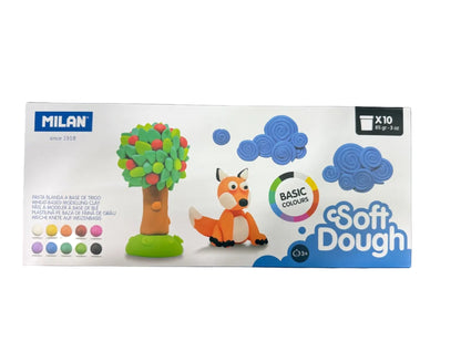 Milan 泥膠套裝 Basic Soft Dough set [10色 colours | 85g each]