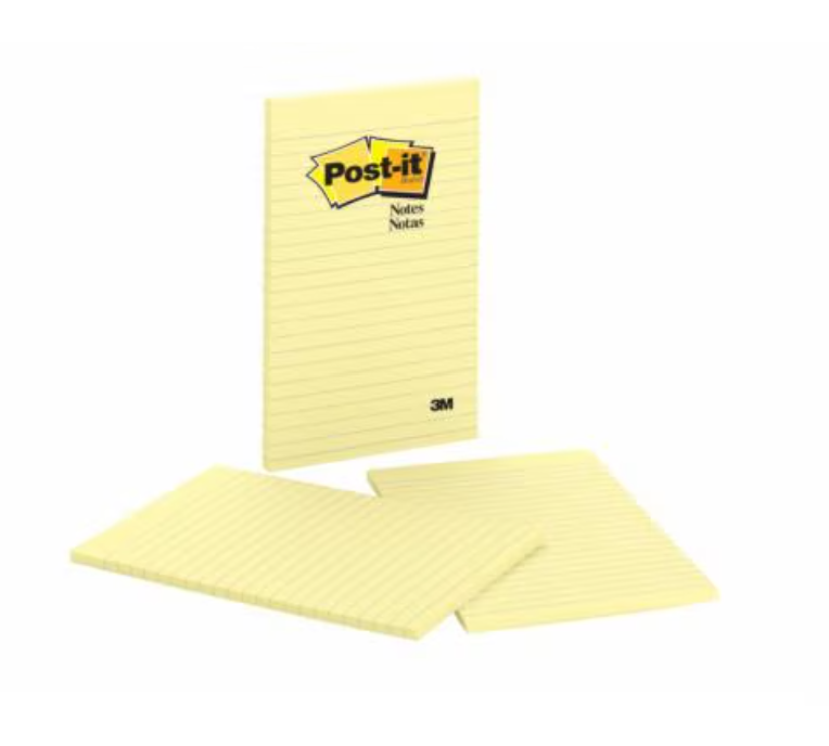 3M™ Post-it® 單行便條紙 Line Memo [5" x 8"] 黃色-Yellow - [663]