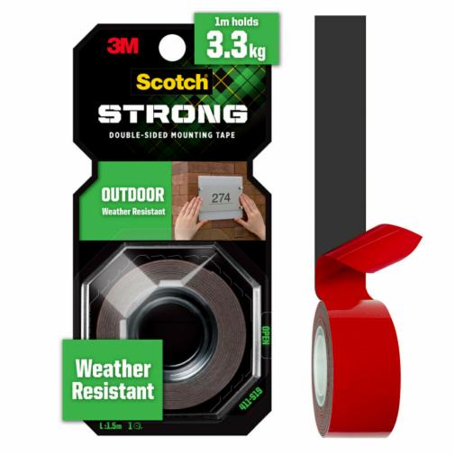 3M™ Scotch® 超強力雙面膠貼 [戶外用]  Double-Sided Mounting Tape [Outdoor] - [411-S19]