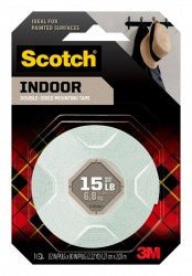 3M™ Scotch® 室內雙面海綿膠貼 Indoor Double-Sided Mounting Tape - [110S | 0.5" x 80"]