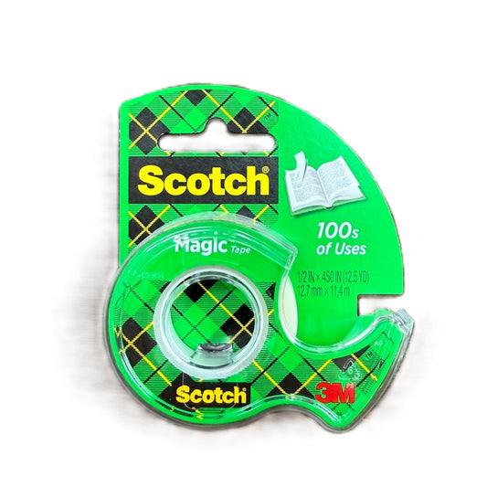 3M™ Scotch® 神奇隱形膠紙 (連膠紙座) Magic™ Tape in dispenser [104] [1/2" x 450"]