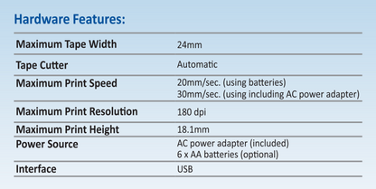 Brother PT-P700 P-touch Desktop Label Printer 桌上型標籤機