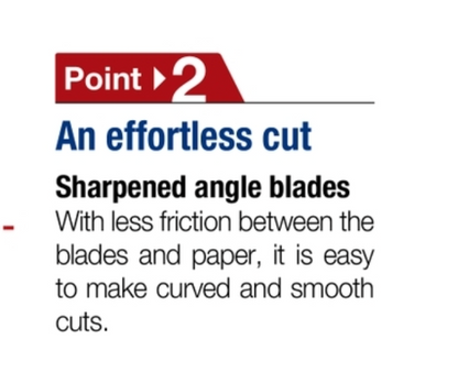 PLUS FITCUT [SC-165SL] 左手專用膠剪 Left-handed Scissors