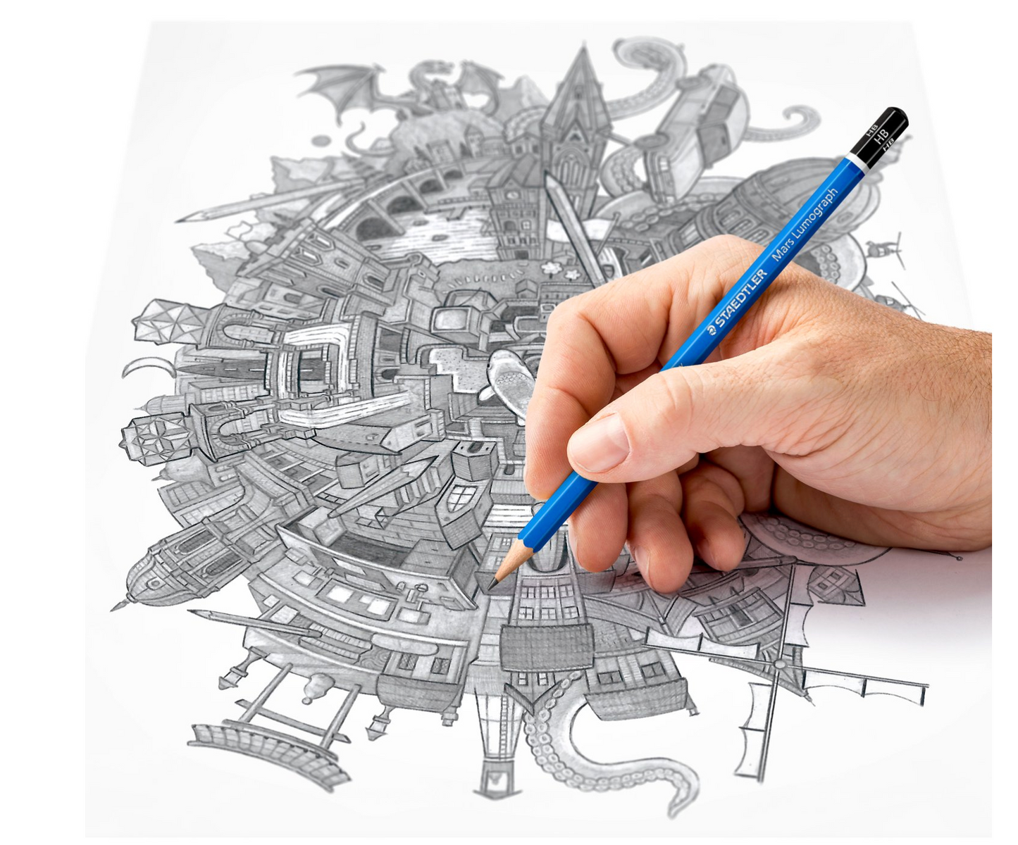 施德樓 Staedtler Mars Lumograph 美術素描筆 Graphite drawing sketching pencils (單枝 Single)