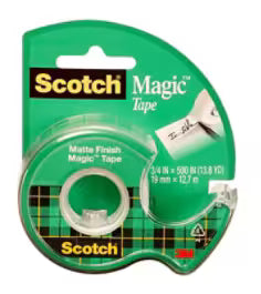 3M™ Scotch® 神奇隱形膠紙 (連膠紙座) Magic™ Tape in dispenser [104] [1/2" x 450"]