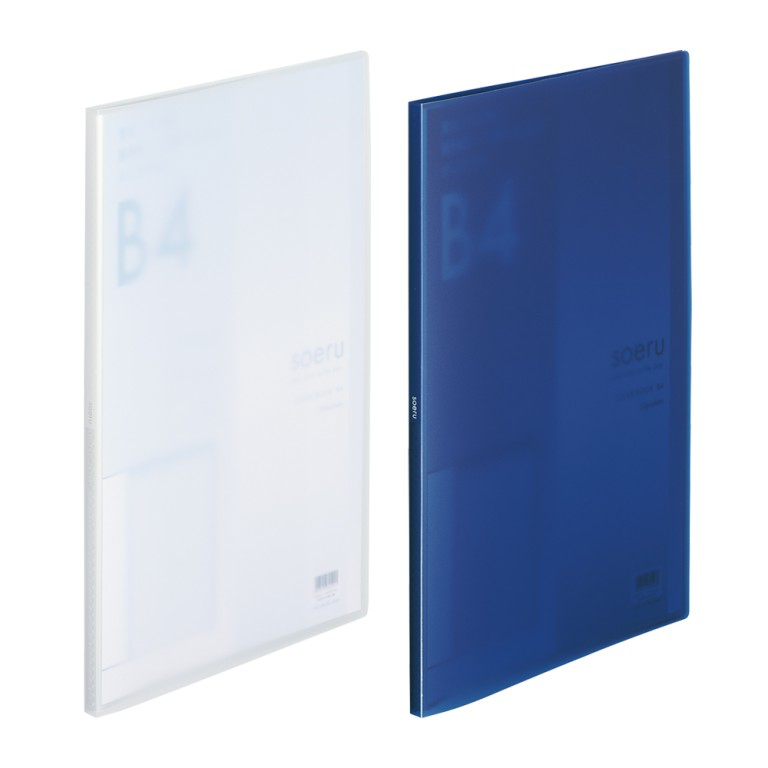 LIHIT LAB  - SEORU B4 資料簿 Clear book- 20 Pockets [N-8132]