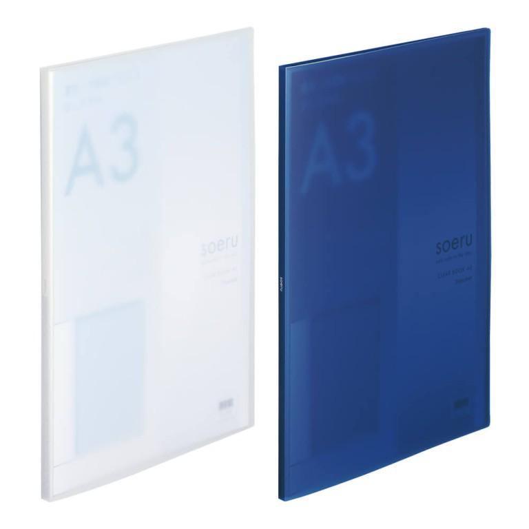 LIHIT LAB  - SEORU A3 資料簿 Clear book- 20 Pockets [N-8133]