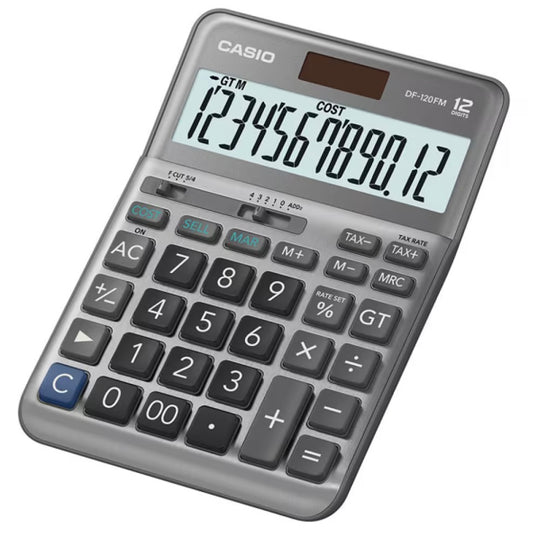 CASIO [DF-120FM] 桌面計數機 Desktop 12-digits Calculator