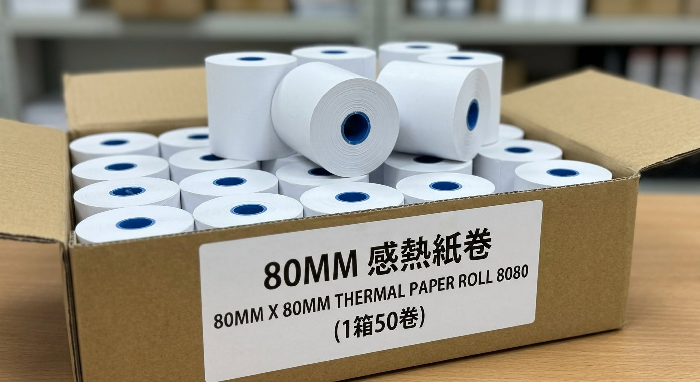 感熱紙卷 80MM X 80MM Thermal Paper Roll 8080 [單卷 / 1箱50卷]