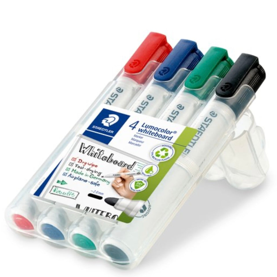 Staedtler 施德樓 Lumocolor whiteboard marker compact set 351 (4色 colours)