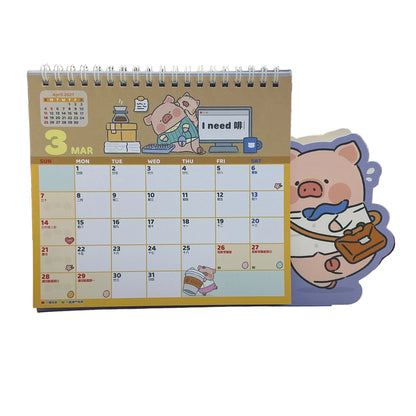 2027 [LuLu The Piggy] 座枱月曆 Desktop calendar [LU-8735-1]