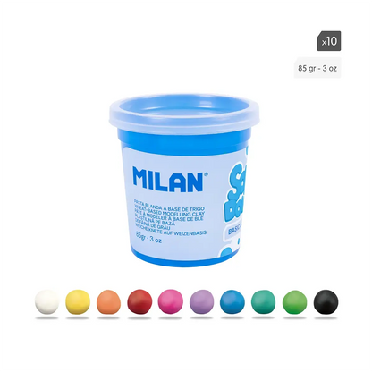 Milan 泥膠套裝 Basic Soft Dough set [10色 colours | 85g each]