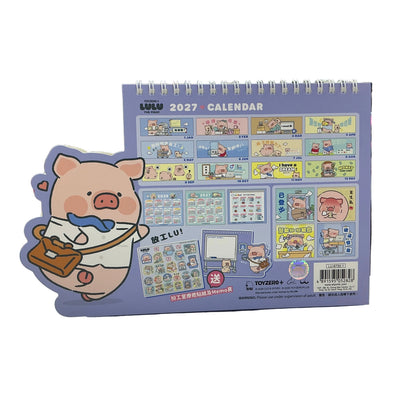 2027 [LuLu The Piggy] 座枱月曆 Desktop calendar [LU-8735-1]