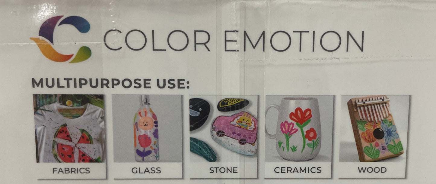 Deli 雙頭亞加力馬克筆 Double-headed acrylic marker pens (36 色 colours)