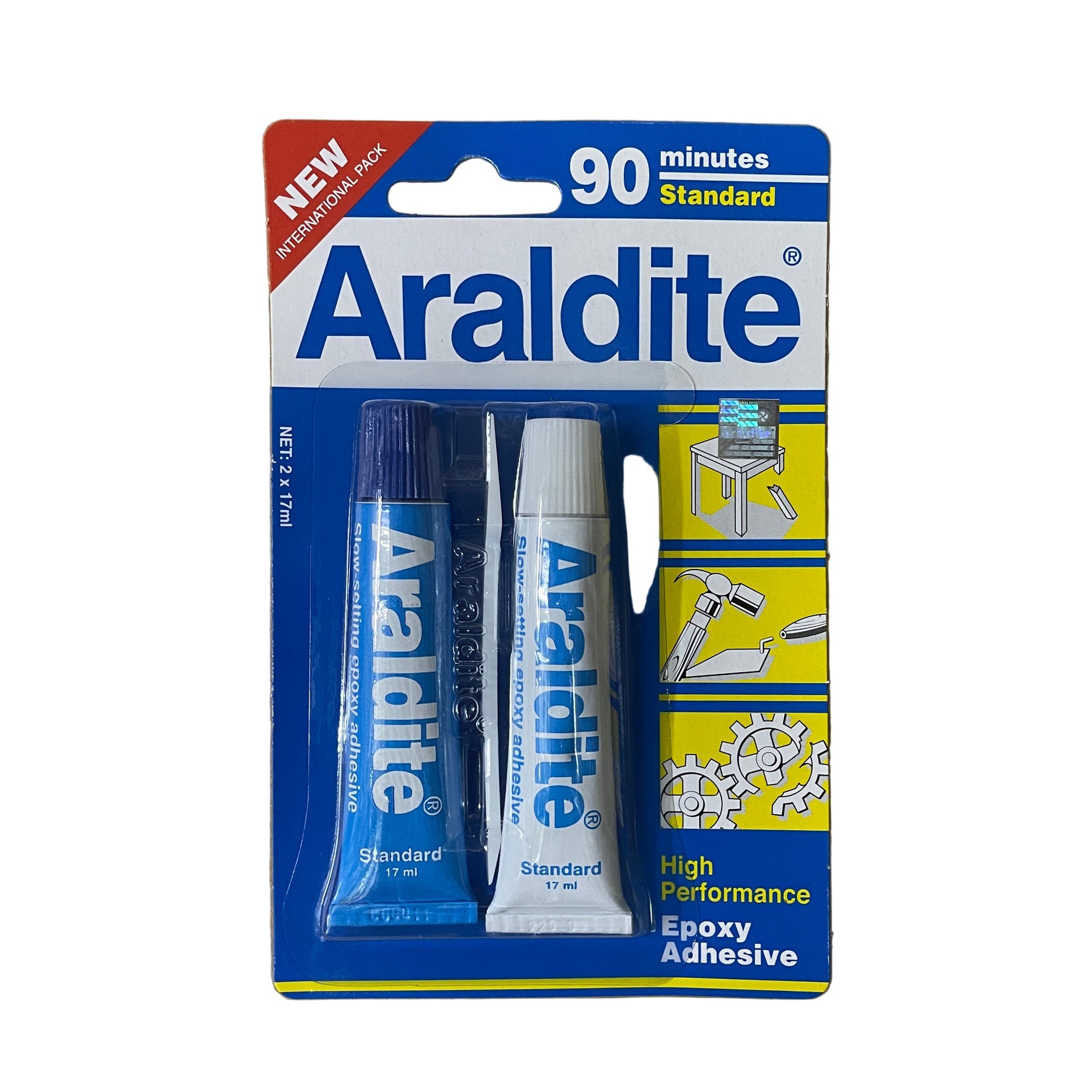 Araldite 90分鐘超強度混合膠 90 minutes super-strong adhesive (17ml + 17ml)